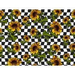 sunflower race seamless pattern png, western sunflowers seamless pattern sublimation design png, leopard cowhide seamles