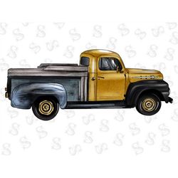 Farm Truck Png, Retro Truck Png, Western Png, Truck Clipart, Classic Truck Clipart, Pickup Png, Sublimation Designs, Dig