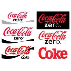Coca Cola Bundle Logo, Coca Cola Logo Svg, Famous Brand Svg, Brand Logo Svg, Instant Download