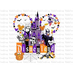Happy Halloween Svg, Mouse And Friends, Trick Or Treat, Spooky Vibes Svg, Boo Svg, Fall Svg, Svg, Png Files For Cricut S