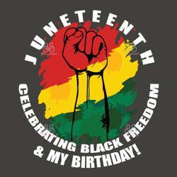 Junteenth Celebrating Black Freedom And Birthday Svg, Black Freedom, Juneteenth Svg