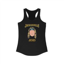 Jacksonville Jesus ( Trevor Lawrence )  Women's Ideal Racerback Tank