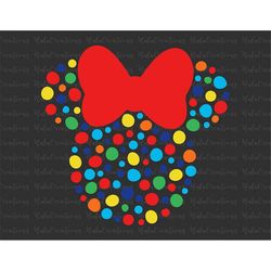 Mouse Polka Dot Rainbow, Vacay Mode Svg, Magical Kingdom Svg, Svg, Png Files For Cricut Sublimation