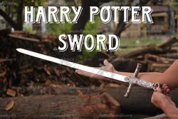 Harry Potter Handmade Sword, Viking Sword, Hand Forged Sword, Battle Ready Sword, Stainless Steel Sword, Anniversary Gif