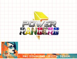 Power Rangers Official Fill Title Logo T-Shirt copy png