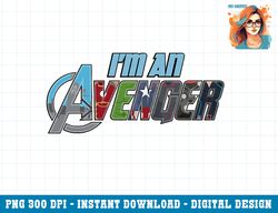 Marvel Avengers Age of Ultron Im an Avenger png, sublimation copy