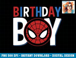 Marvel Avengers Classic Spider Man Birthday Boy png, sublimation copy