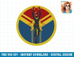 Marvel Avengers Endgame Captain Marvel Circle Logo png, sublimation copy