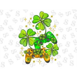 St.Patrick's Day game control clover Png Sublimation Design,Patricks Gamer,Gamer png,St Patricks Day Png,Luck Png,Shamro