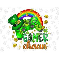 Gamer Chaun St. Patrick's Png Sublimation Design,St Patricks Day Png,Luck Png,Shamrock Png,Clover Png,Patricks Day Png,P