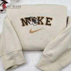 Nike Missouri Tigers Embroidered Sweatshirt, NCAA Embroidered Sweater, Missouri Tigers Shirt, Unisex Shirts