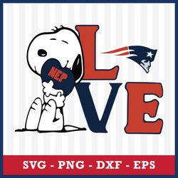 New England Patriots Snoopy Svg, New England Patriots Svg, NFL Svg, Png Dxf Eps Digital File