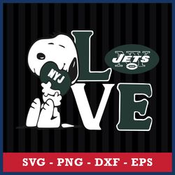 New York Jets Snoopy Svg, New York Jets Svg, NFL Svg, Png Dxf Eps Digital File