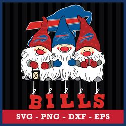 Buffalo Bills Gnome Svg, Buffalo Bills Svg, NFL Svg, Png Dxf Eps Digital File