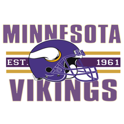 Minnesota Vikings EST 1961 Football SVG