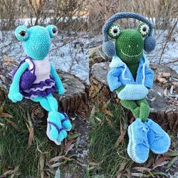 Crochet pattern Frog, crochet all clothes, amigurumi, instant download pdf, Big Frog Crochet Pattern, frog for a boy