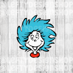 Thing One Dr Seuss | SVG | PNG | Instant Download