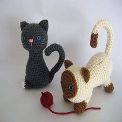 Sale - Amigurumi Crochet Kitten Pattern Digital Download