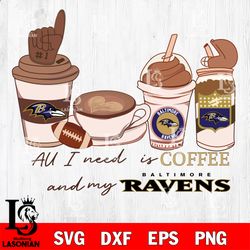 All i need is coffee and my Atlanta Falcons svg, digital download