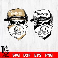 Skull New Orleans Saints svg, digital download
