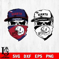Skull New York Giants svg, digital download