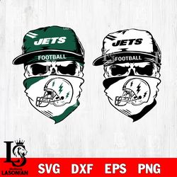 Skull New York Jets svg, digital download