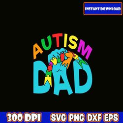 Autism Dad SVG, Retro Father's Day SVG Bundle, Father's Day Svg, Dad SVG, Daddy, Best Dad SVG, Gift for Dad Svg, Retro