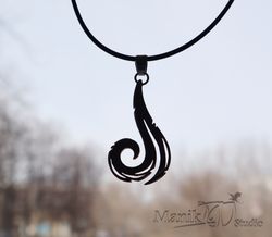 Silver pendant "Symbol of Air" | Handmade Jewelry | Fantasy