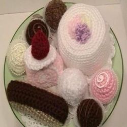 Sale - Amigurumi Crochet Sweets Pattern Set Digital Download