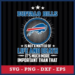 Buffalo Bills Is Not A Matter Of Life And Death It's Much More Important Than That Svg, Png Dxf Eps File