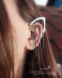 Ear Cuffs Elven ears "Dark" | elf cosplay | handmade jewelry