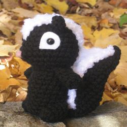 Sale - Amigurumi Crochet Skunk Pattern Digital Download