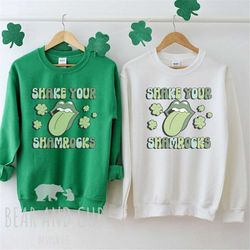 Shake Your Shamrocks Sweatshirt, St Patrick's Day Crewneck, Shamrock Sweatshirt, Green Crewneck, Saint Patricks Day Shir