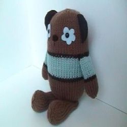 Sale - Amigurumi Knit Mr Bean Bear Knit Pattern