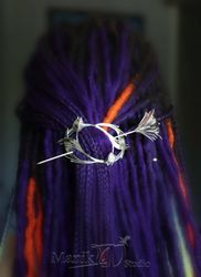 Hairpin "Snowdrop" | Sleep grass | handmade jewelry | fantasy