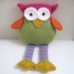 Sale - Amigurumi Knit Owl Pattern Digital Download
