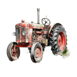 Tractor Color Illustration 11662491 PNG