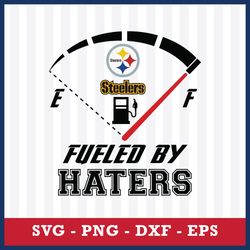 Pittsburgh Steelers Fueled By Haters Logo Svg, Pittsburgh Steelers Svg, NFL Svg, Eps Dxf Png Digital File