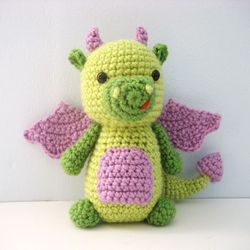Amigurumi Crochet Dragon Pattern Digital Download