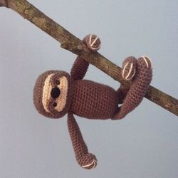 Amigurumi Crochet Sloth Pattern Digital Download