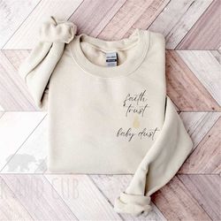 Faith Trust and Baby Dust Pineapple IVF Crewneck Sweatshirt, IVF Mama Sweatshirt, In Vitro Gift, In Vitro Awareness, Sur