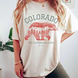 Colorado T-Shirt, Vintage Colorado Shirt, Comfort Colors Shirt, Colorado Sweater, College Shirt, Oversized shirt, Hiking