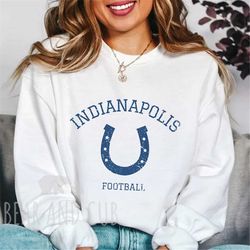 Indianapolis Football Sweatshirt, Vintage Style Indianapolis Football Crewneck, Football Sweatshirt, Indianapolis Shirt,