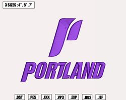Portland Pilots Embroidery Designs, NCAA Logo Embroidery Files, NCAA Portland Pilots, Machine Embroidery Design File