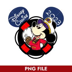 Disney Cruise 2023 Png, Mickey Cruise Png, Mickey Captain Png, Disney Png Digital File