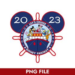 Let's Cruise Disney Fantasy 2023 Disney Cruise Png, Disney Family Vaction Png, Disney Png Digital File