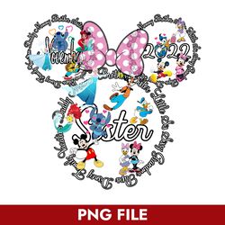 November 2022 Sister Mouse Png, Disney Family Vacation Png, Disney Png Digital File