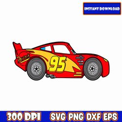 Cars SVG Bundle, cars svg, Lightning McQueen svg, Cars PNG clipart, For cars shirt or birthday, Lightning McQueen