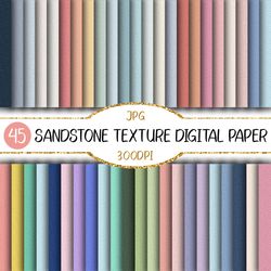 Sandstone Texture Digital Papers | Background, Scrapbook, stone texture, wall texture, terrazzo pattern, Digital Paper