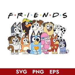 Bluey Friends Dog Heeler Svg, Bluey Dog Svg, Cartoon Svg, Png Eps Digital File
